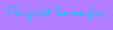 Image with Font Color 46ADFF and Background Color B27DFF